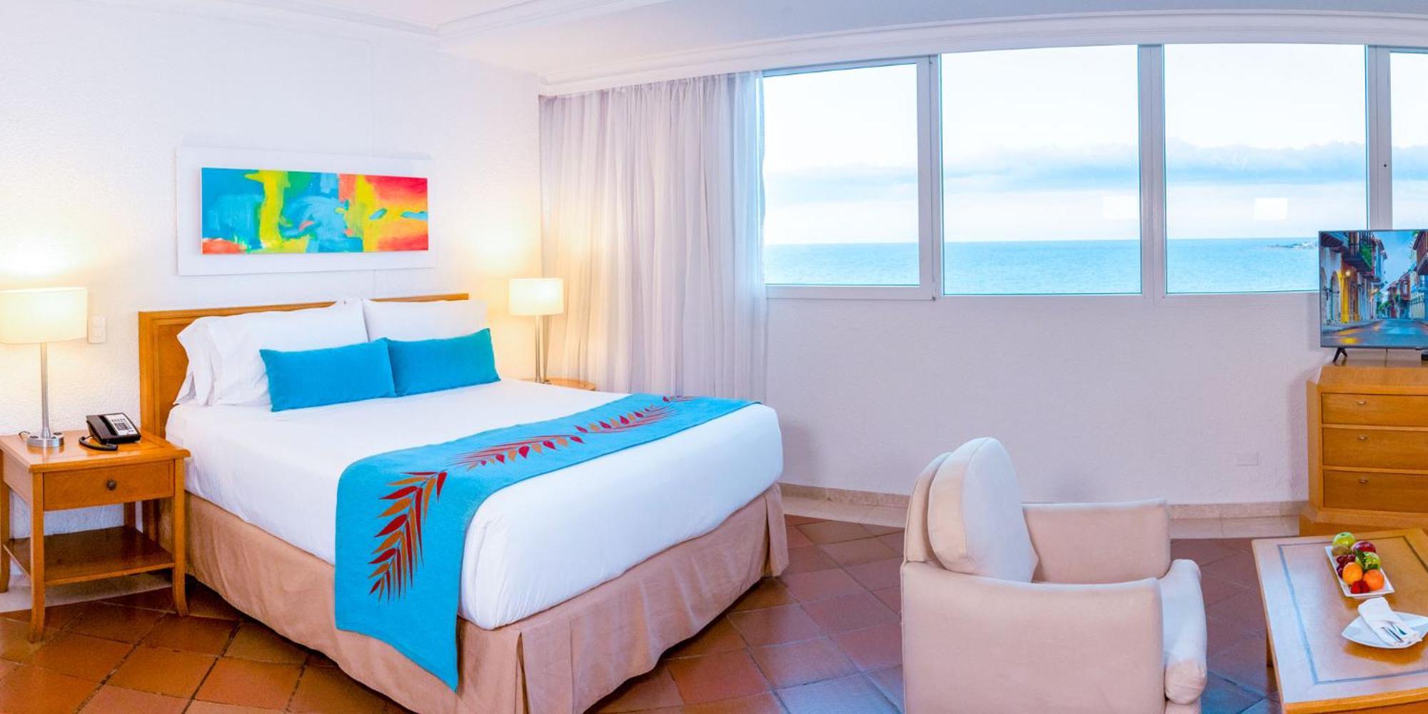 Hotel Almirante Cartagena Colombia Exterior foto Oceanfront Junior Suite